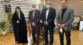 اعضای هیات رئیسه هیات فوتبال به دیدار مدیرکل رفتند